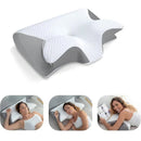 Memory Foam Cervical Pillow 2 in 1 Ergonomic Contour Orthopedic Pillow for Neck Pain_0