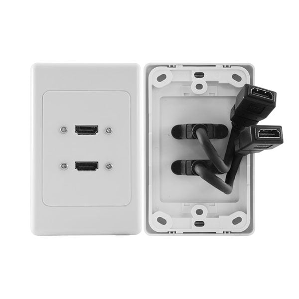 Pro2 2X Hdmi Vertical Wall Plate