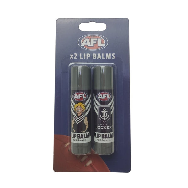 Afl Lip Balm Two Pack Freemantle