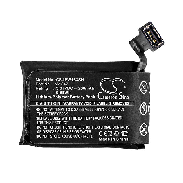 Cameron Sino Cs Ipw183Sh 260Mah Replacement Battery For Apple