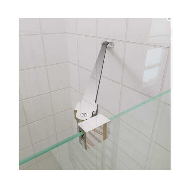 Bathroom Frameless Pivot Shower Screen 760Mm