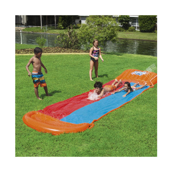 Kids H20Go Double Water Slide With Ramp 8Ft