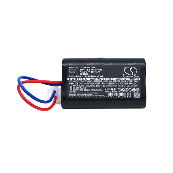 Cameron Sino Cs Bra142Md 3000Mah Replacement Battery For Braun