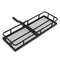 Universal Car Roof Rack Foldable Hitch Basket Cargo Carrier 152Cm Black