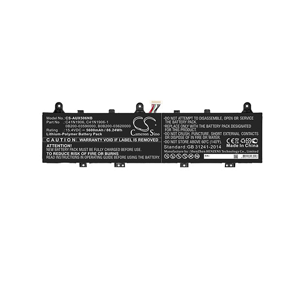 Cameron Sino Cs Aux506Nb 5600Mah Battery For Asus Notebook Laptop