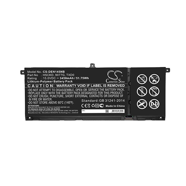 Cameron Sino Cs Den145Nb 3450Mah Battery For Dell Notebook Laptop