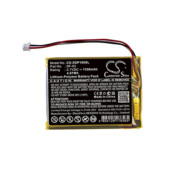 Cameron Sino Cs Xdp100Sl 1100Mah Battery For Sony Dab Digital