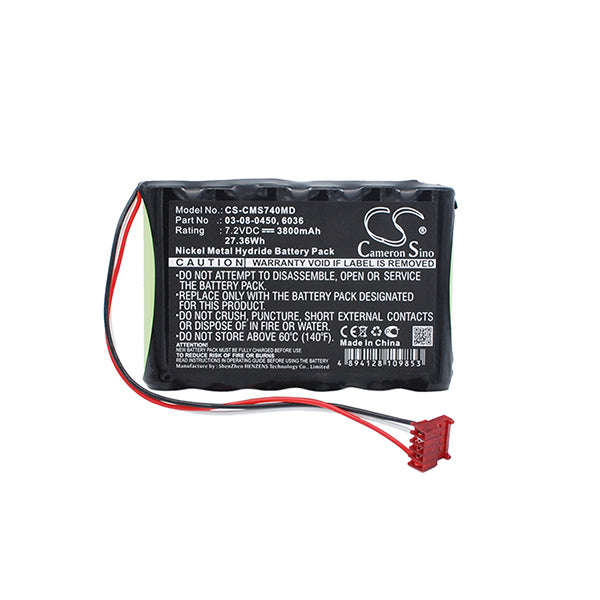 Cameron Sino Cs Cms740Md 3800Mah Battery For Casmed Medical