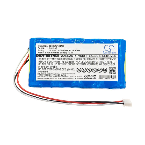 Cameron Sino Cs Swy120Md Replacement Battery For Smiths Medical