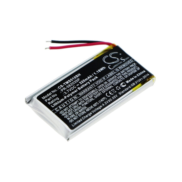 Cameron Sino Cs Tms510Sh Replacement Battery For Tomtom Smartwatch
