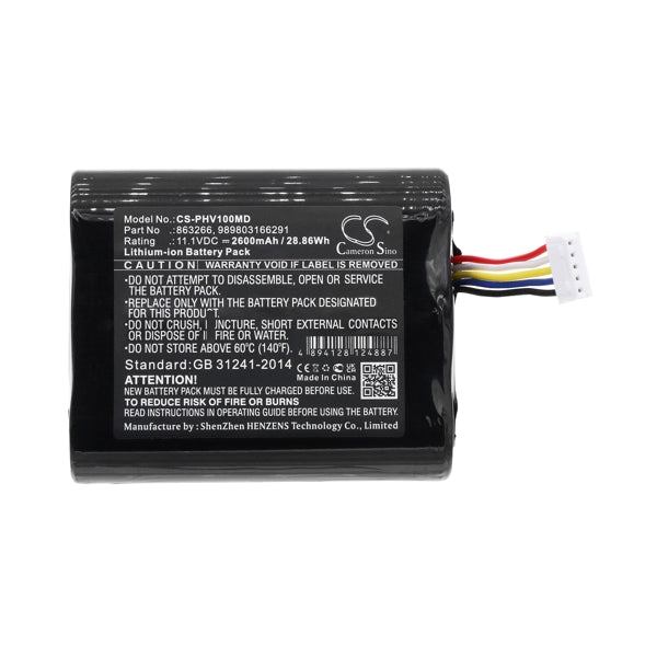 Cameron Sino Replacement Battery For Philips Medical Li Ion