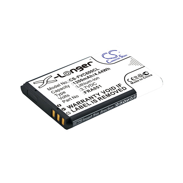 Cameron Sino Cs Fvc600Cl 1200Mah Replacement Battery For Fritzfon