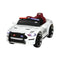 Kids Ride On Car Electric Patrol Police Cars Battery Powered Toys 12V White