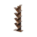 Wooden Tree Bookshelf Bookcase In Brown