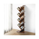 Wooden Tree Bookshelf Bookcase In Brown