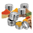 150G Magnetic Spice Jar Stainless Steel Tin Herb Seasoning Container