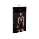 Power Wetlook Short Tulle Dress With Inserts And Corset Binding Small