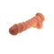 Realistic Dildo Ridged Shaft With Balls