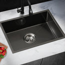 Kitchen Sink Stainless Steel Basin Single Under Top Flush Mount