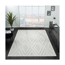 Serene Frost Multi Texture Pile Rug