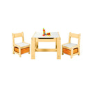 Kids Table and Chairs Set with Toys Storage Box