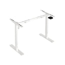 Standing Desk Frame Single Motor Adjustable White