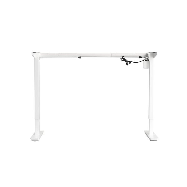 Standing Desk Frame Single Motor Adjustable White