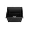 Kitchen Sink 38x38cm Granite Basin Single Bowl Black