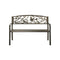 Garden Bench 3 Seater Bird Pattern Bronze