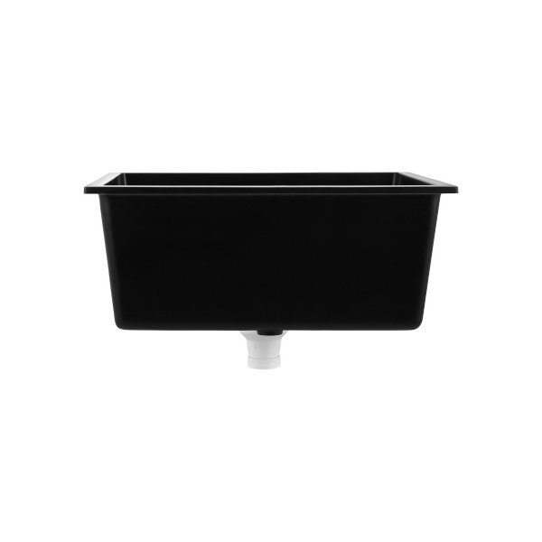 Kitchen Sink 70x45cm Granite Basin Single Bowl Black