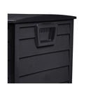 Outdoor Storage Box Lockable 290L Black