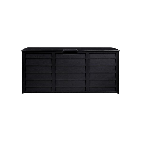 Outdoor Storage Box Lockable 290L Black