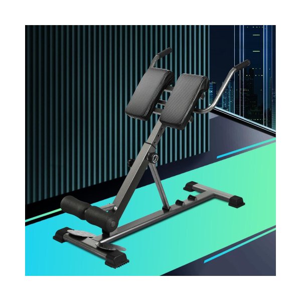 Weight Bench Back Hyperextension Roman Chair Black