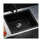 Kitchen Sink 55x45cm Granite Basin Single Bowl Black