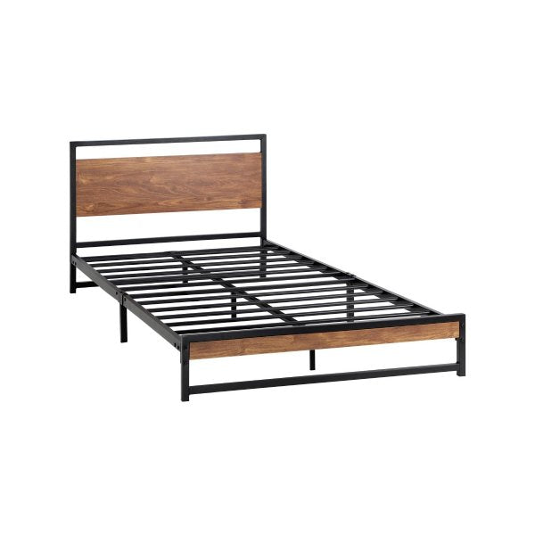 Metal Bed Frame King Single Size Wooden