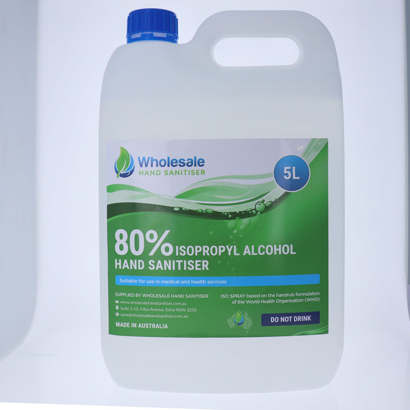 Whs Hand Sanitiser 80% Alcohol 5000Ml