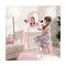 2in1 Kids Vanity Table and Stool Set with Mirror White