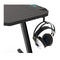 Rgb Gaming Desk Z Shape Black 140Cm