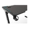 Rgb Gaming Desk Z Shape Black 140Cm