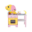 Wooden Kitchen Playset For Kids Puppy Shape Kitchen Set