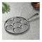 23Cm Cast Iron Takoyaki Fry Pan Octopus Balls Maker 7 Hole Grill Mold