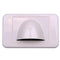 White Bullnose Low Profile Wall Plate