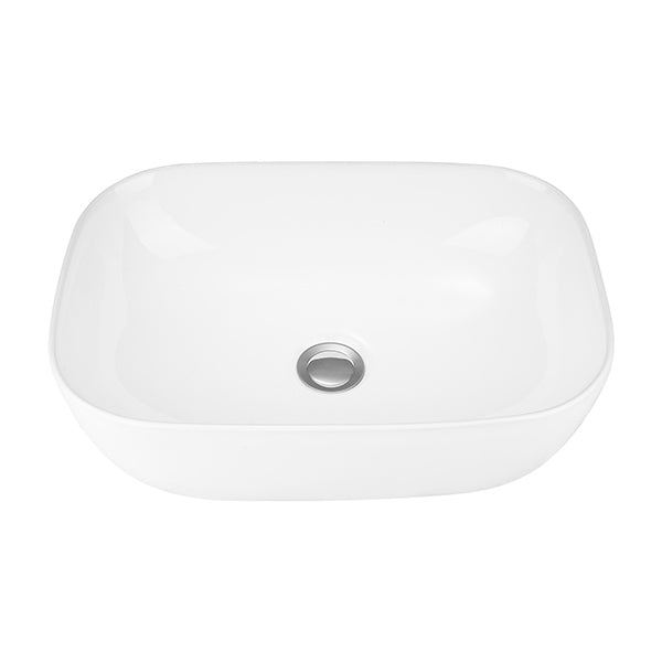 Ceramic White Basin Bathroom Sinks Above Counter Top