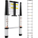 Telescoping Ladder Aluminum Extension Step 12.5 ft Multi-purpose Portable