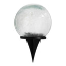 LUMIRO Outdoor Cracked Glass Garden Solar Ball Light - 15 cm_3