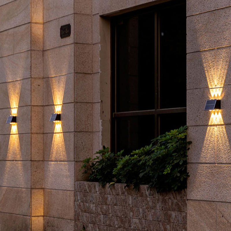 LUMIRO Waterproof Outdoor Solar Wall Sconce Light_6