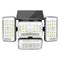 4 Head Solar Powered Motion Sensor Outdoor Flood Lamp_0