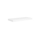 2 Pcs White Mdf Floating Wall Shelves