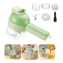 4 In 1 Handheld Electric Vegetable Cutter Multifunction Fruit Slicer