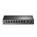 9 Port Tp Link Tlsf1009P Desktop Switch With 8 Port Poe Plus